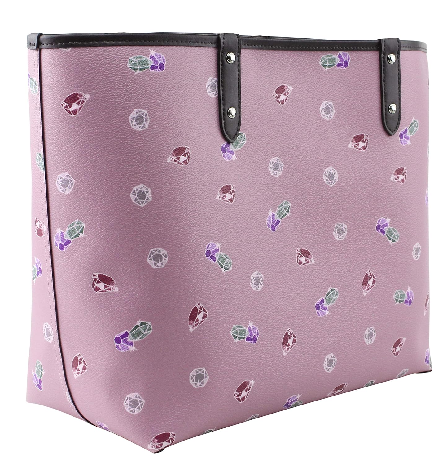 coach reversible pvc city signature tote