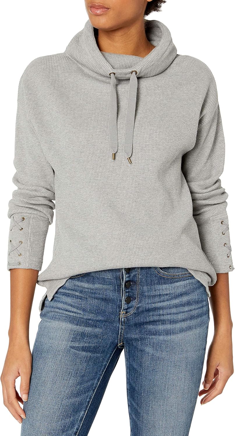 Chaps Women's Fashion Pull Over Cowl Neck Long Sleeve Sweater at Amazon Womenâs Clothing store