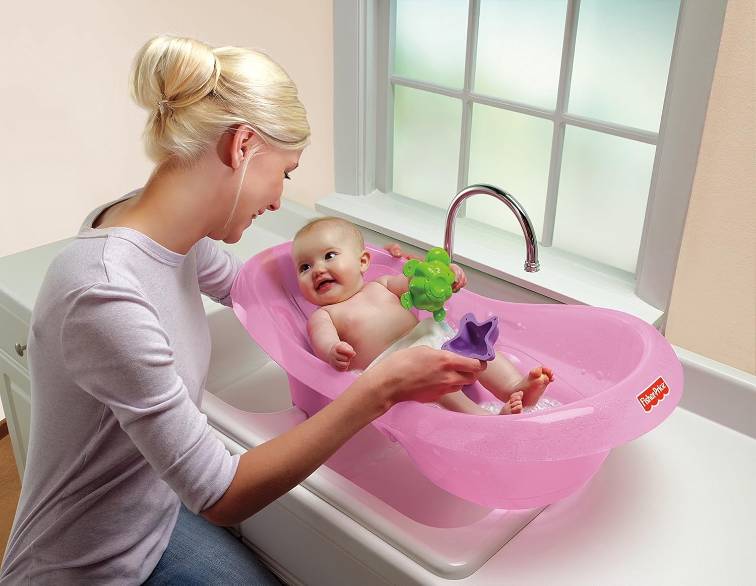 fisher price pink sparkles tub