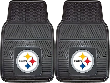 Fanmats Nfl Pittsburgh Steelers Vinyl Heavy Duty Car Mat