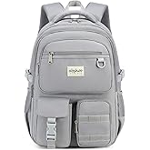 abshoo Large Heavy Duty Backpack For School College Bookbag Casual Multi Pocket Travel Backpacks