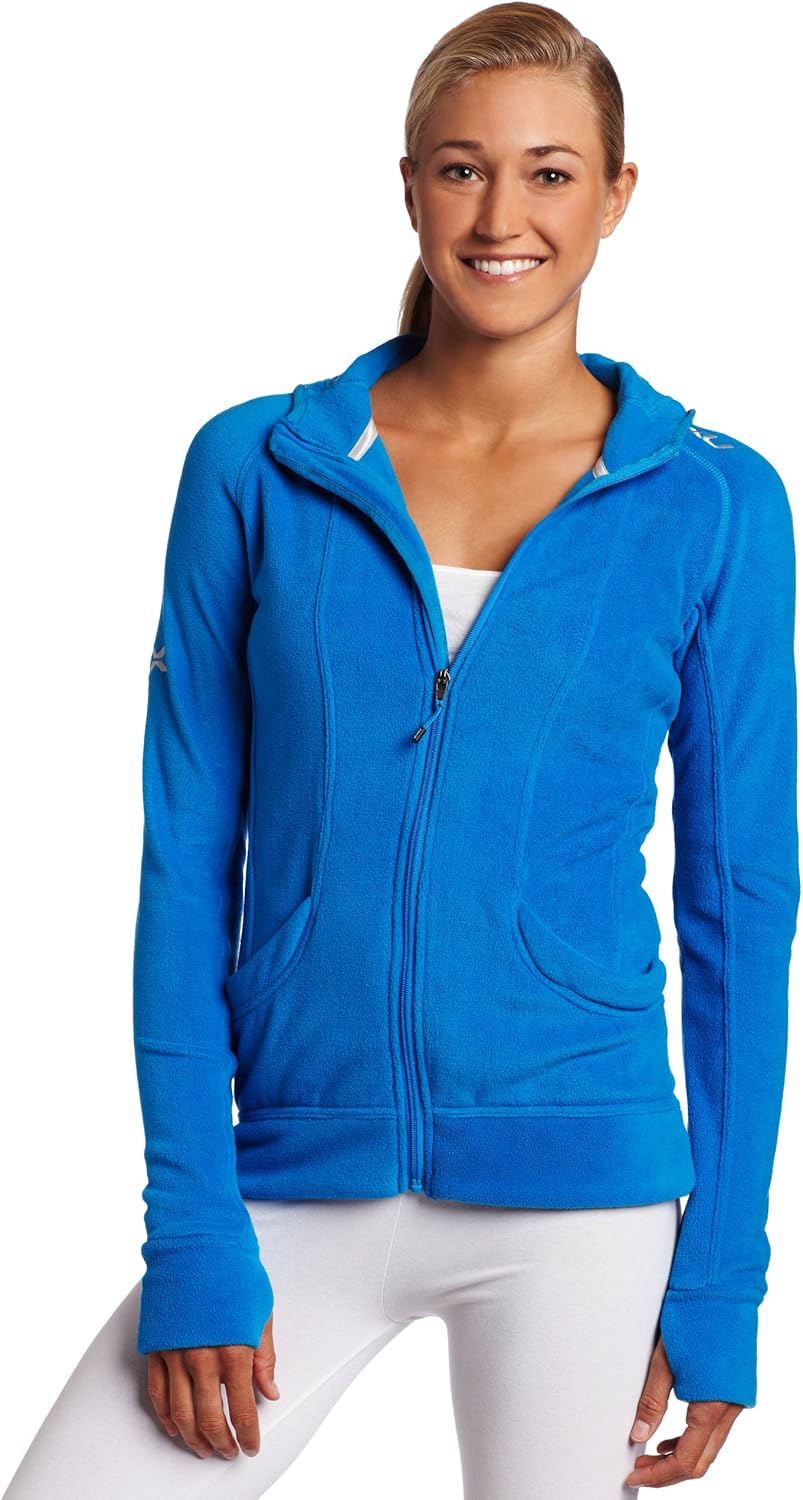 2XU Women's Fleece Jacket,Ocean/Ocean,XLarge Amazon.co.uk Sports