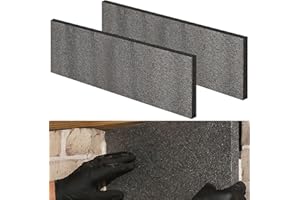 Pangda 2 Pcs Crawlspace Vent Foam DIY 8.25" x 16.25" Polyethylene Foam Block Sheet for Shipping, Packing, Tools, Crafts, Moving, Cases and Toolbox Storage