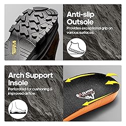 NORTIV 8 Men's Waterproof Hiking Shoes Non-Slip