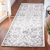 SAFAVIEH Eternal Collection Area Rug - 9' x 12', Ivory & Grey, Transitional Design, Ideal for High Traffic Areas in Living Ro