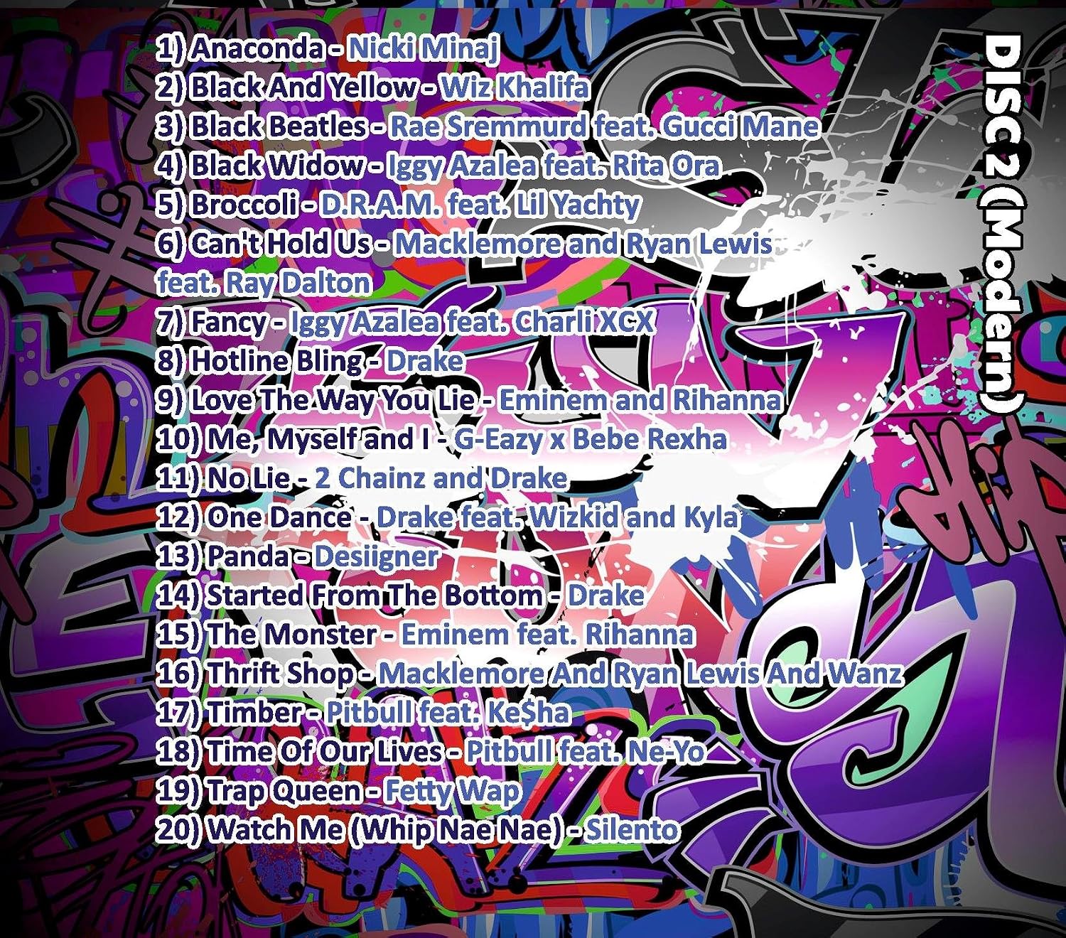Mr Entertainer Big Karaoke Hits of Rap - Double CD+G (CDG) Pack. 40 Top Songs - Image 4