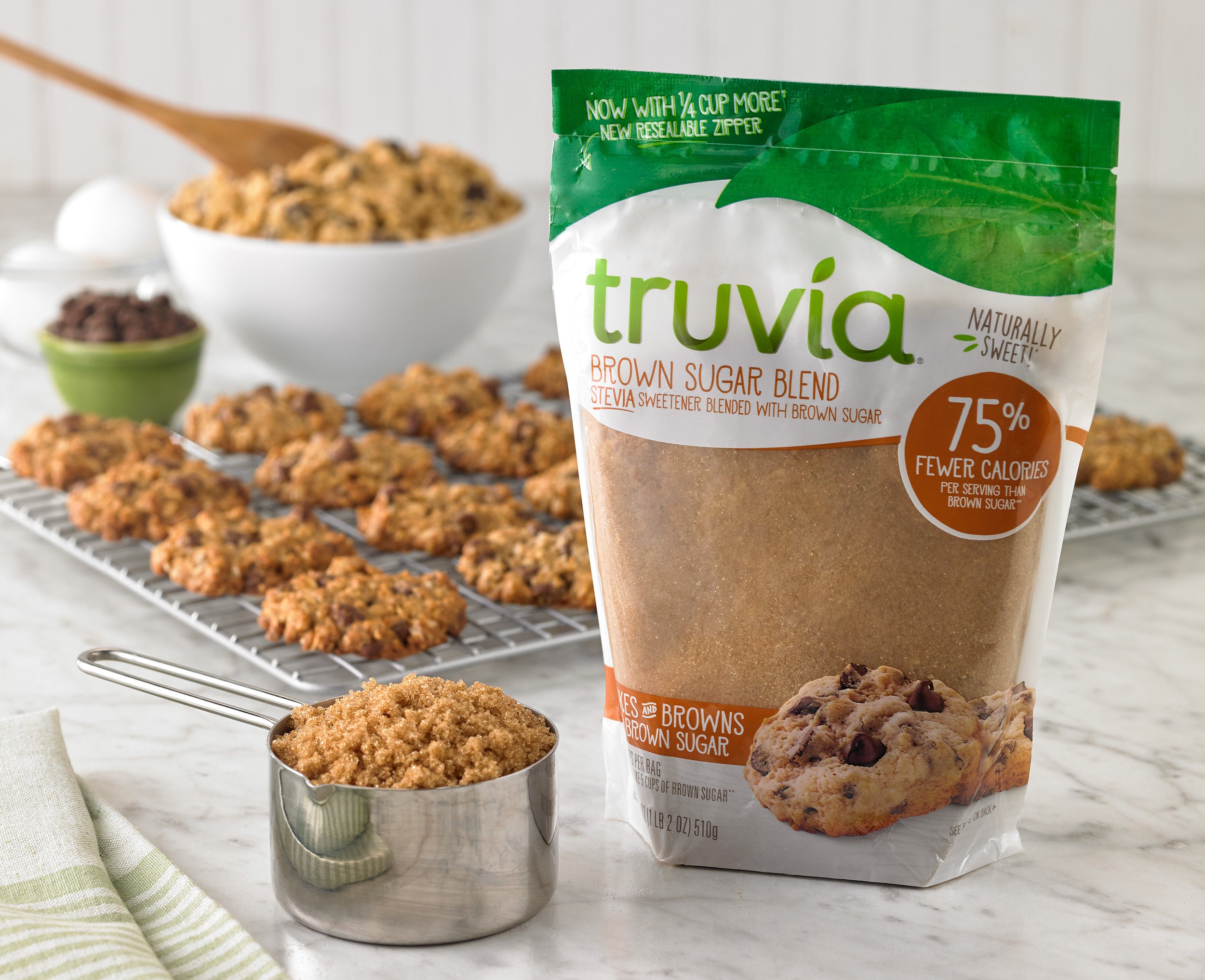 Truvia Brown Sugar Blend, Mix of Natural Stevia Sweetener and Brown