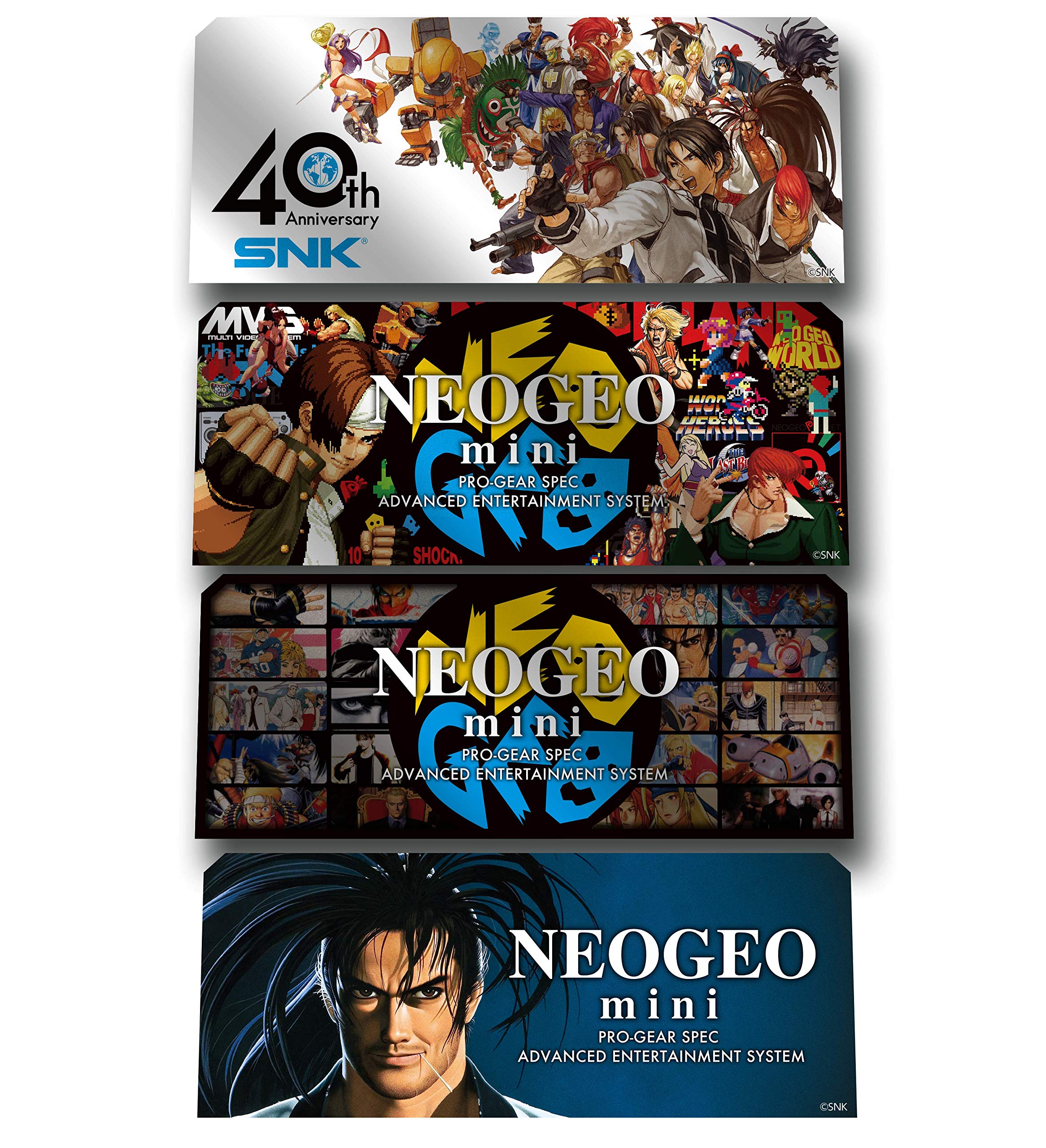 NEOGEO Mini Official Console Character Stickers (NEOGEO Mini)