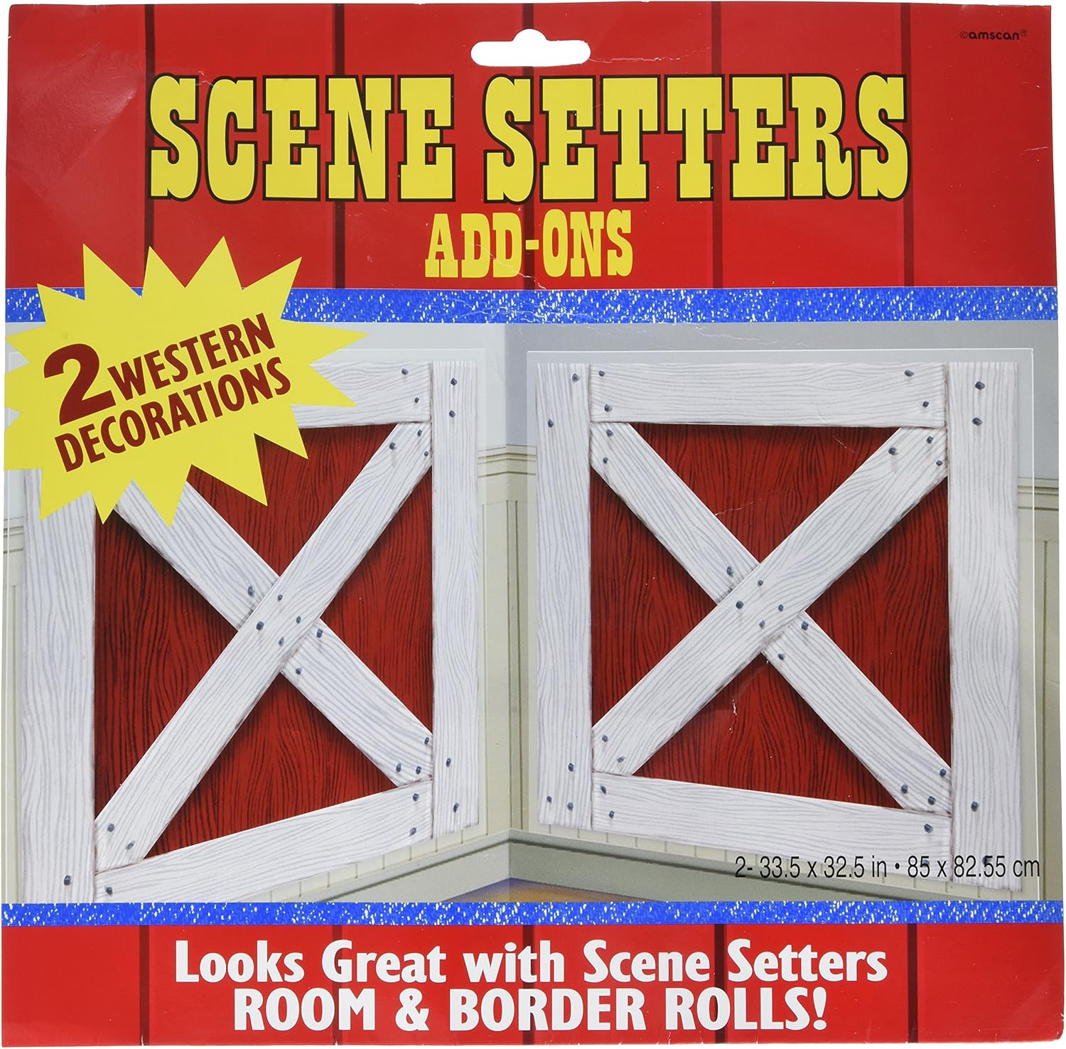 Amazon Com Barn Party Shutters Scene Setter Toys Games