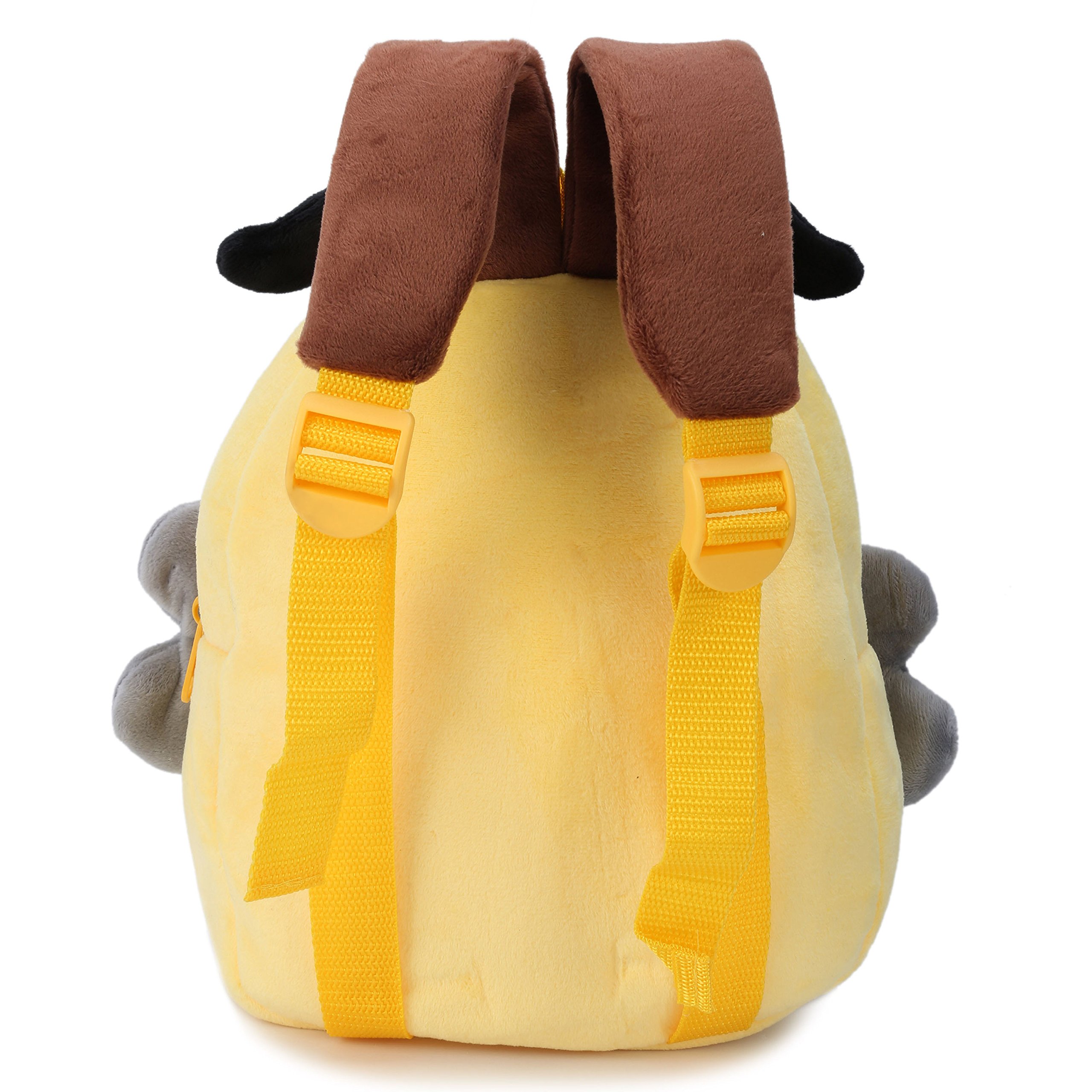 Cute Small Toddler Backpack for Girl Boy Kids Plush 3D Animal Cartoon Mini Preschool Bag for Children Age 1-5 Years Old (Yellow Bee)