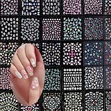 Styquenzer Flower Nail Stickers 30 Sheets 3D Floral Heart Nail Decals view 4