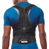 Selbite Posture Corrector for Men and Women, Full Back Support Brace | Adjustable Back Straightener Helps Improve Posture, Keep Shoulders Back, and Ease Back Pain with Breathable Mesh
