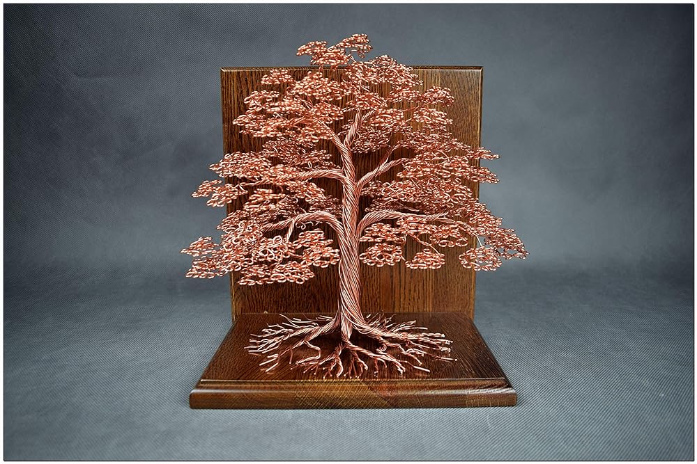 Bigger copper wire bonsai tree, 7 year anniversary Amazon.co.uk Handmade