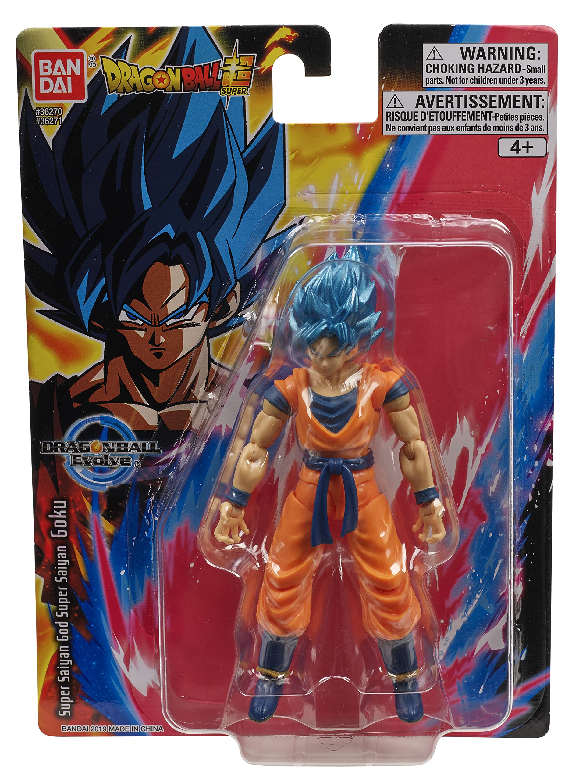 Dragon Ball Super: Evolve - Super Saiyan, Super Saiyan Blue Goku 5-inch