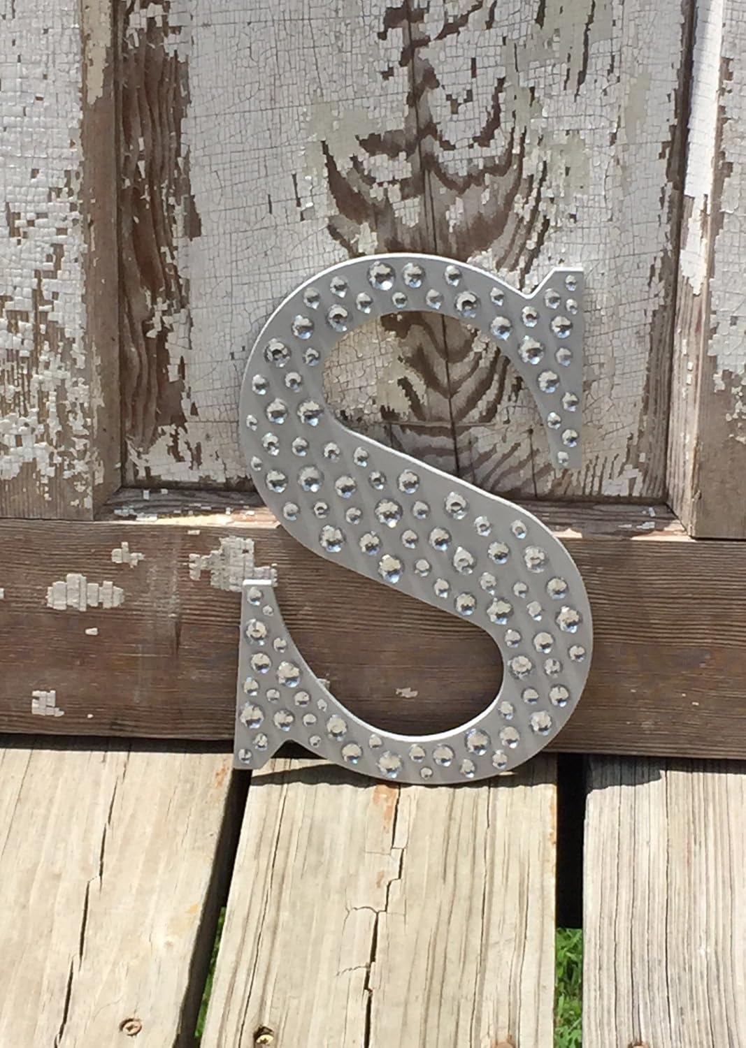 Amazon Com Sparkle Silver Bling Decorative Wall Letters Wedding