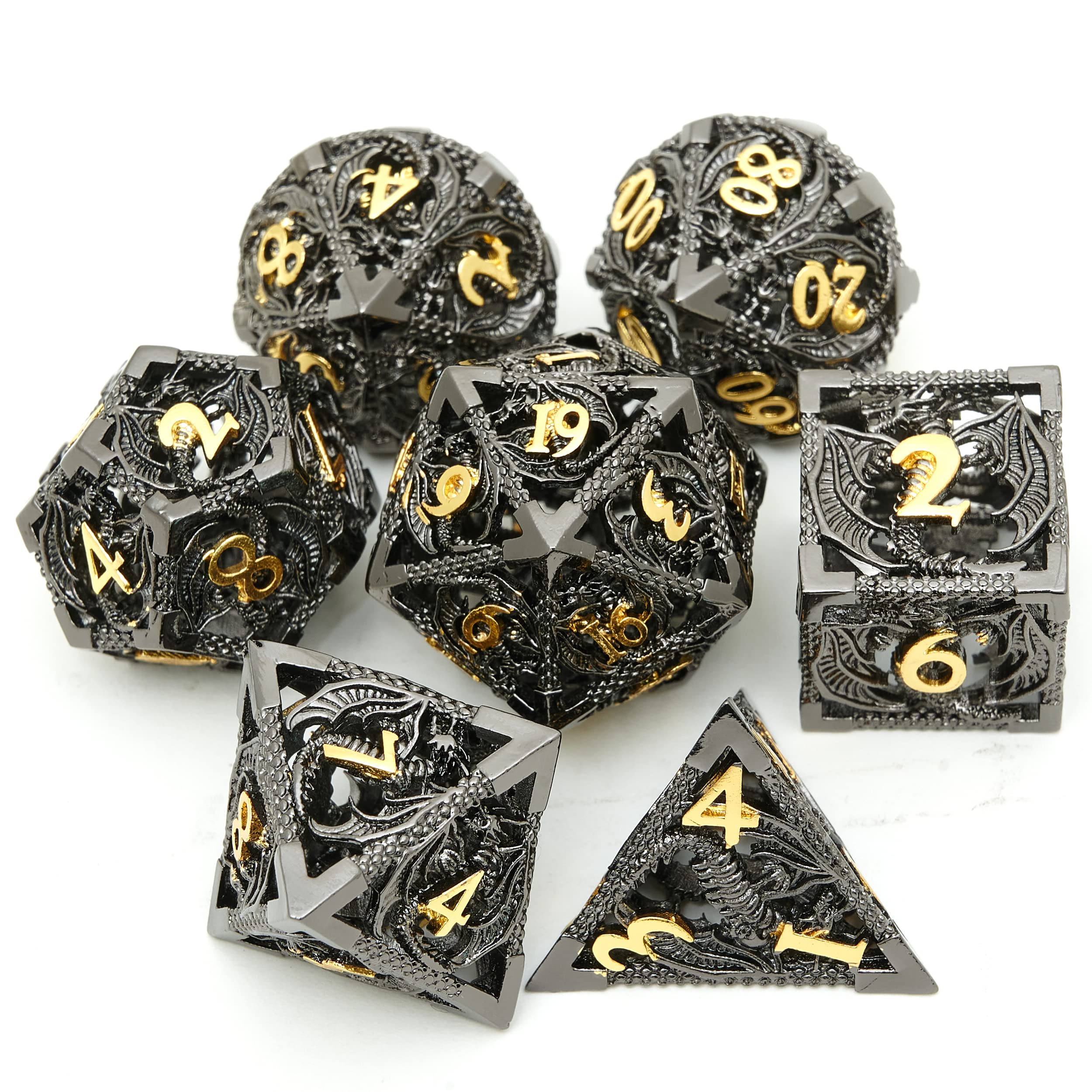DND Dice Set Metal Dice DND Dice Gift Polyhedral