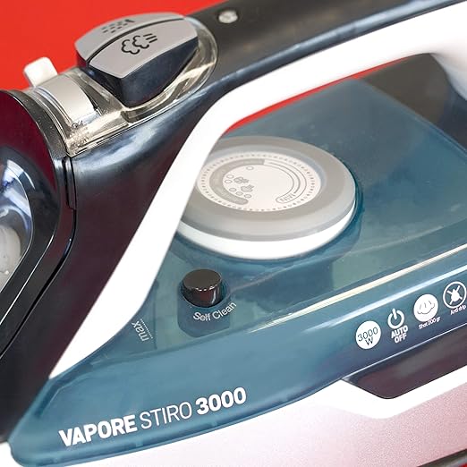 Di4 Stiro Plancha de Vapor, 3000 W, Cerámica, Azul y Blanco ...