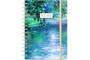 LORTARL 2024-2025 Planner - Academic Planner 2024-2025, July 2024 - June 2025, 8.4" x 6.3", Planner 2024-2025 Daily and Weekly and Monthly, Thick Paper