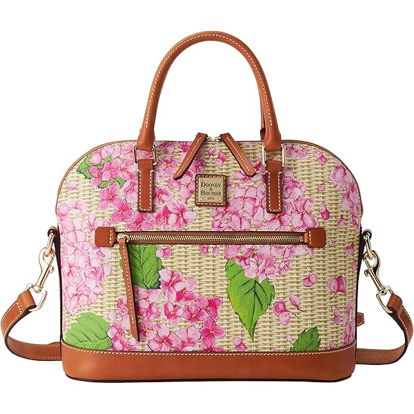 Amazon.com: Dooney & Bourke Hydrangea Basketweave Domed Zip
