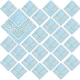 Tranqun 24 Pcs Bandanas Bulk 21.25 x 21.25 in Large Bandana Headband Paisley Cowboy Polyester Bandanas Scarf for Men Women