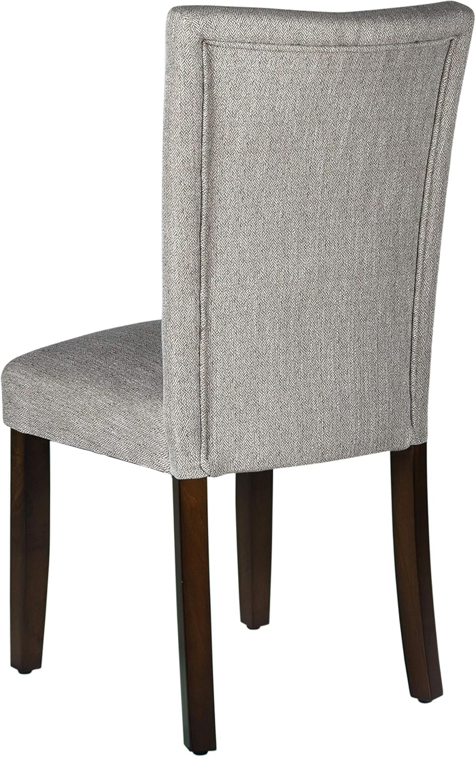 HomePop Parsons Classic Upholstered Accent Dining Chair, Single Pack, Light Grey: Furniture & Decor