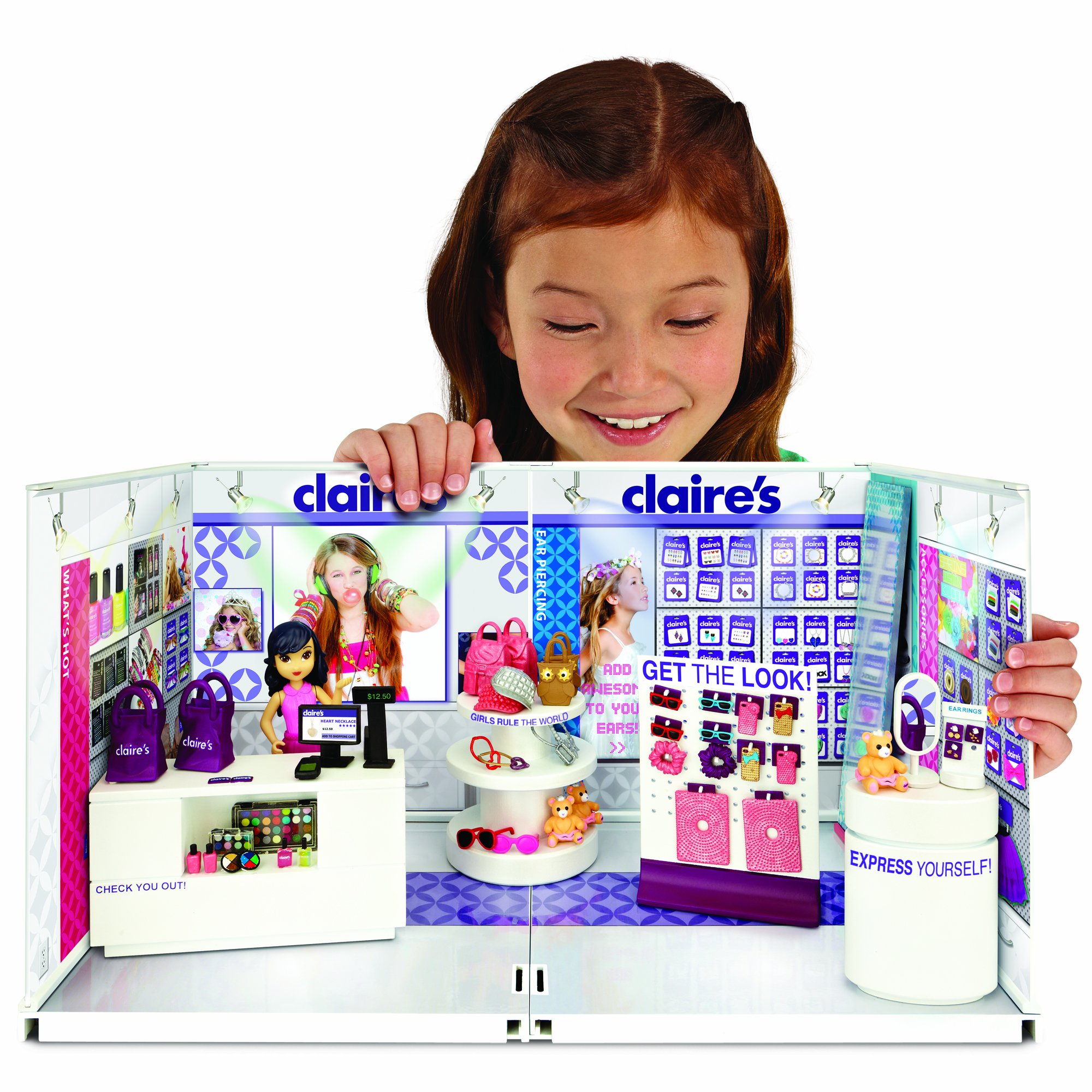 miWorld Deluxe Claires Jewelry and Accessories Store Environment Set 59 pieces eBay