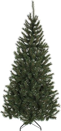 Immagini Di Natale Hard.Black Box Trees 382976 Kingston Pine Albero Di Natale Artificiale Pvc Hard Needle Verde 102 X 102 X 185 Cm Amazon It Casa E Cucina