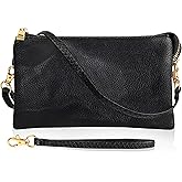 Humble Chic NY Vegan Leather Wristlet Purse for Women - Small Clutch Purse with Shoulder and Wrist Straps