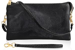 Humble Chic NY Vegan Leather Wristlet Purse for Women - Small Clutch Purse with Shoulder and Wrist Straps