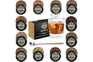 G & J'S FINEST 12 Wood chips for Cocktail Smoker/Smoke Gun| Woodchips for Smoking Whiskey/Bourbon/Old Fashioned| Cherry, Apple, Oak, Hickory, Cinnamon, Ginger, Orange Peel, Cloves, Alder, Peach, Rosemary, Mesquite