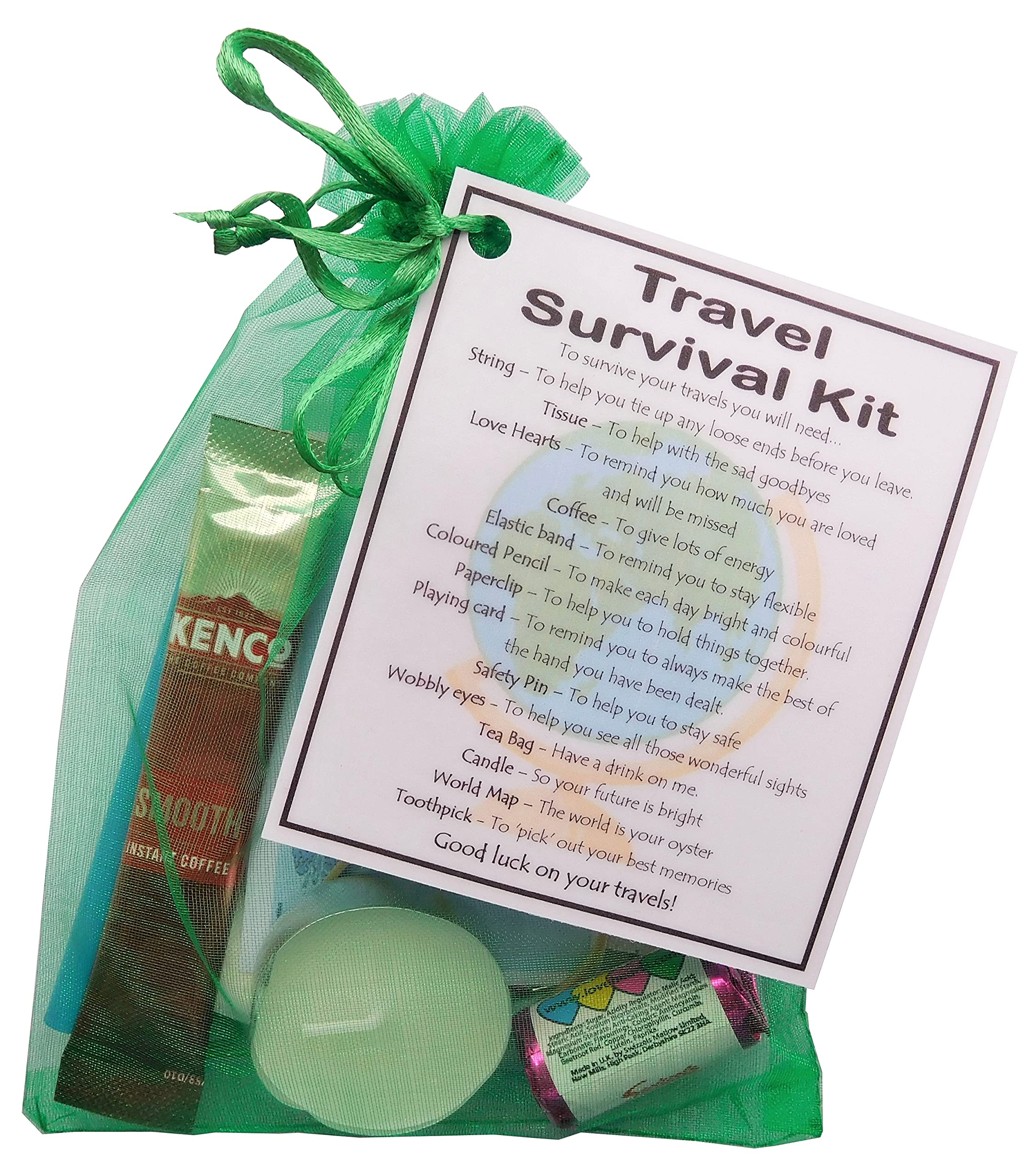 SMILE GIFTS UK Travel Survival Kit - Novelty travel gift, gift for travelling, travel gift, gap year