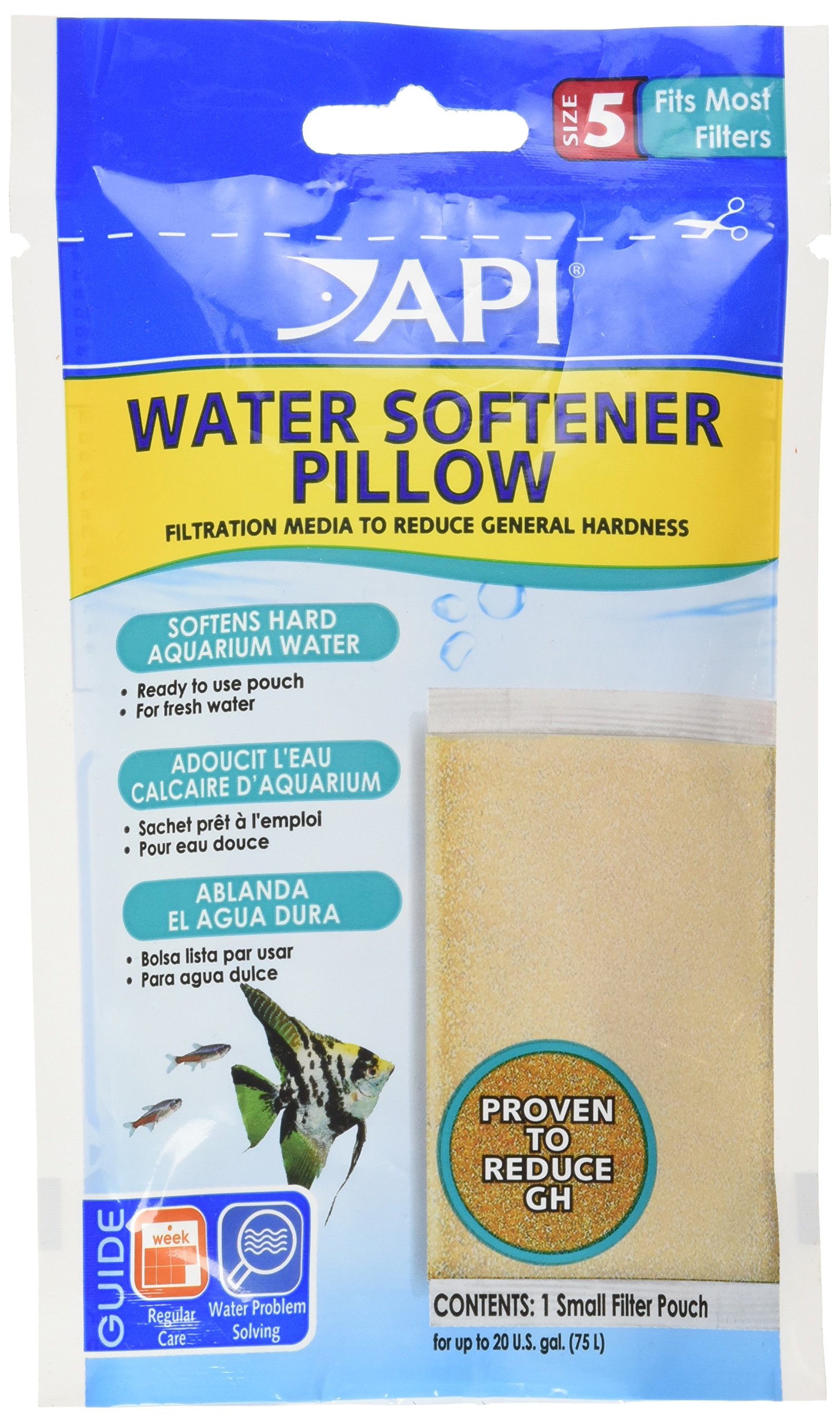 API Aquarium Canister Filtration Water Softener Pillow