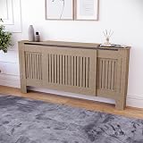 Vida Designs Chelsea Radiator Cover Unfinished Adjustable H82xW140-204xD20.5cm view 5