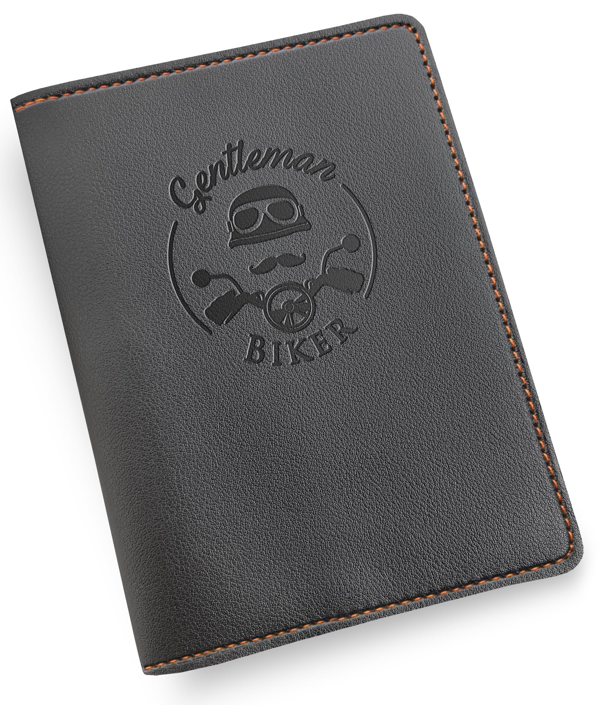 Le Maroquinier Motorcyclist Gray Card Holder Motorcycle Wallet Motorcycle Driver's License Synthetic Leather Gentlemen Biker