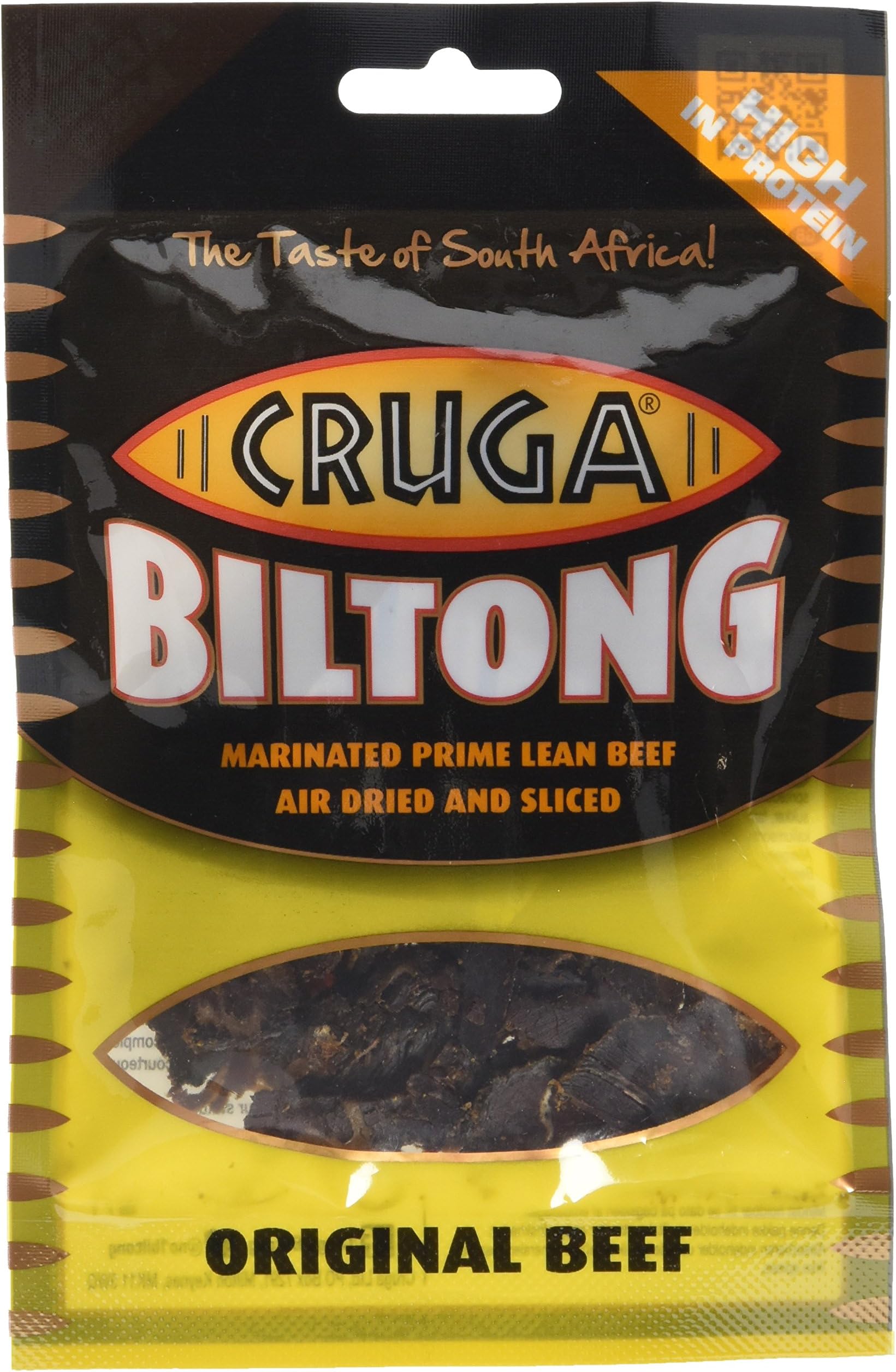 Cruga Biltong Original Beef Biltong (Pack of 5)