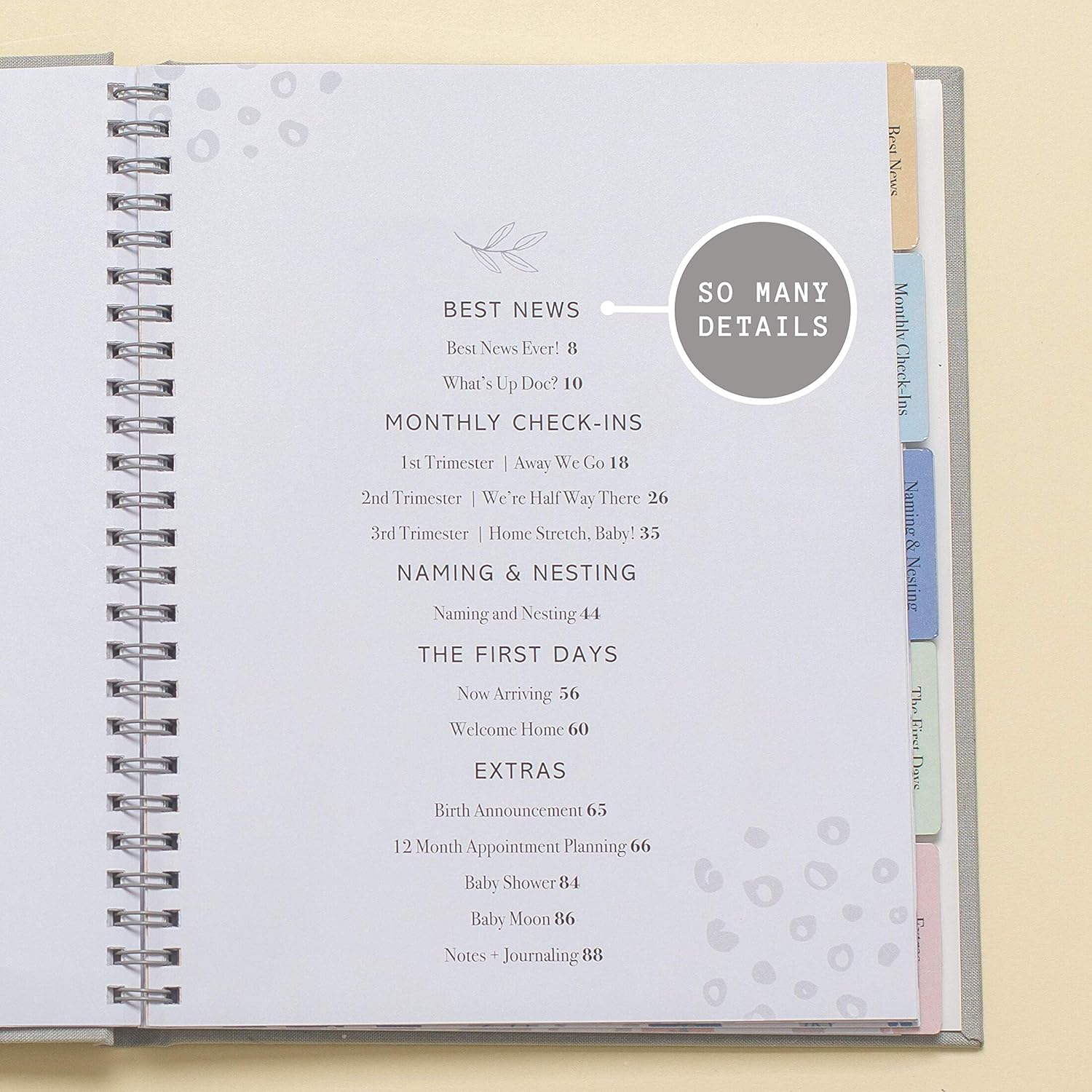 KITLIFE Pregnancy Planner Baby Book – Guided Pregnancy Journal – Ideal New Baby Journal for First Time Moms – Gender Neutral Memory Book – Perfect New Baby/Shower Gift : Baby