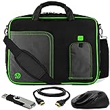 VanGoddy Emerald Green Laptop Messenger Bag for