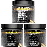 Formulation Factory Gut Intellect 10-in-1 Microbiome Supplement, Prebiotics, Probiotics, Postbiotics, Colostrum, Collagen, Aloe Vera, Chamomile, Ginger, Enzymes, Digestive, 360 Cap (3 Pack)