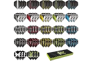 MageRabbit Standard Dart Flights 66Pcs, Dart Flights Set for Soft Tip Steel Tip Darts.Dart Accessories Kit,Durable & Fade-Resistant