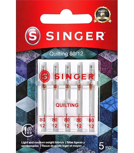 Needles ストレート Sサイズ Straight Serger Sewing Machine Needles | Rowley