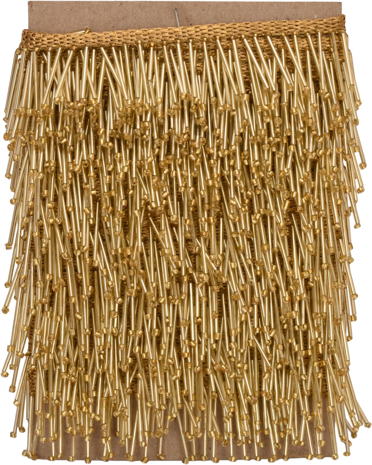 Decorative Golden Beaded Bullions Lace Supply Upholstery Decorative Fringe Craft Trim by The Yard