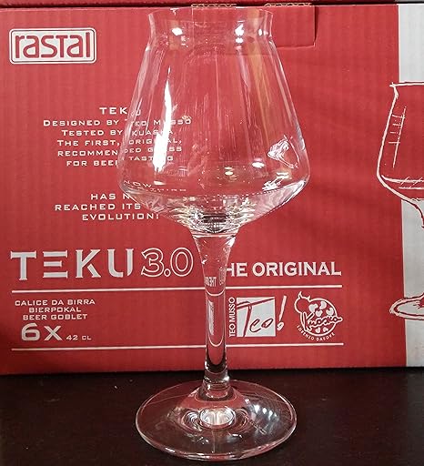 Rastal - Set von 6 Gläsern Universal Beer Tasting Modell TEKU 3.0 - 42 cl. (14,8 Imp.fl.oz.)