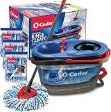 O-Cedar EasyWring RinseClean Spin Mop & Bucket System with 3 Refills