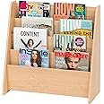 Amazon.com: IRIS USA Wide 4 Pocket Magazine Rack, Light Brown : Home ...