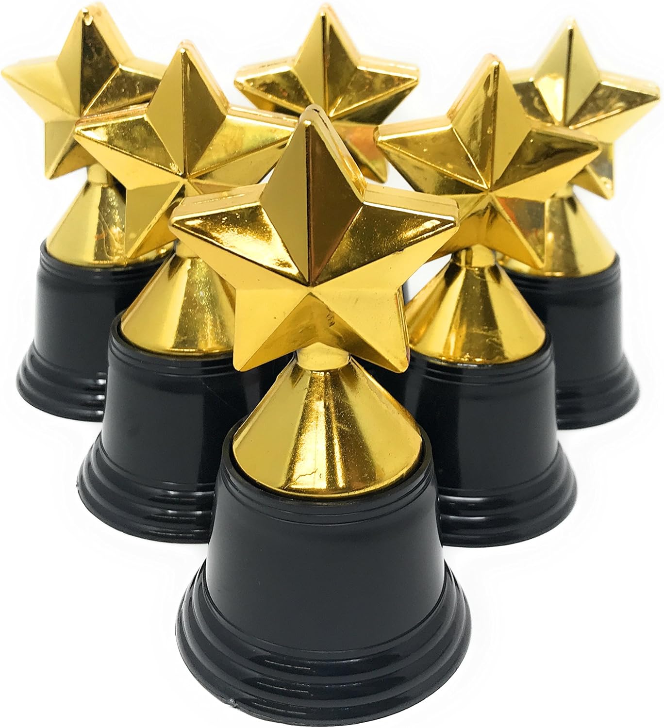 Funiverse 20 Bulk 4.5" Gold Tone Star Trophies: Sports & Outdoors