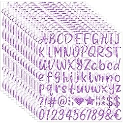 1215 PCS Letter Stickers Glitter Alphabet Stickers