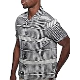 Guess Mens Short Sleeve Arrow Jacquard Shirt