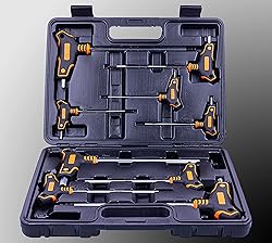NordWolf 9-Piece T-Handle Metric Allen Wrench