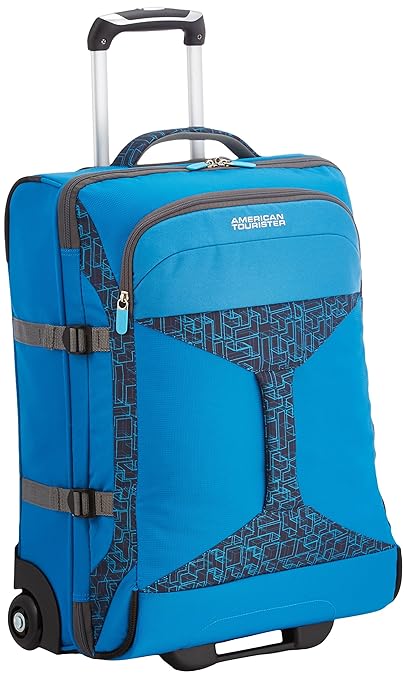 title=American Tourister Road Quest 2 Comp Borsone con Ruote 55/20, Poliestere,
