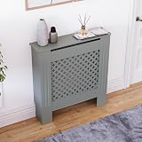 Vida Designs Oxford Radiator Cover Olive Grey Small H82 W78 D19 cm view 3